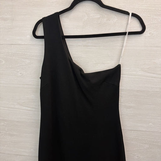 Lulus Black One Shoulder Dress Medium