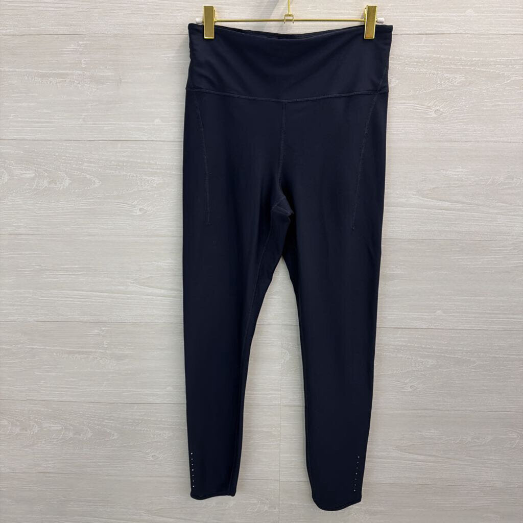 Athleta Navy Athletic Leggings Medium Tall