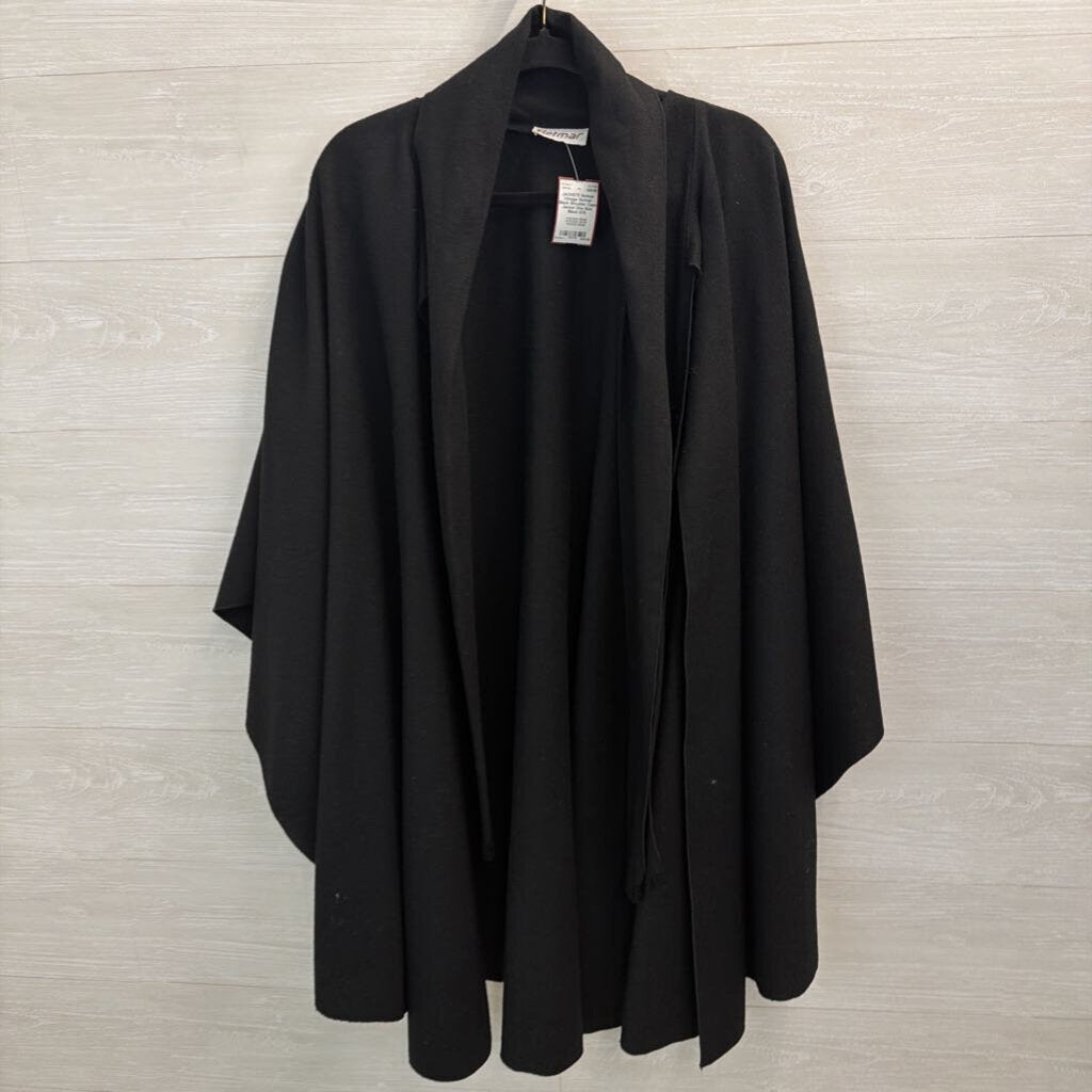 Vintage Betmar Black Shoulder Cape Jacket One Size
