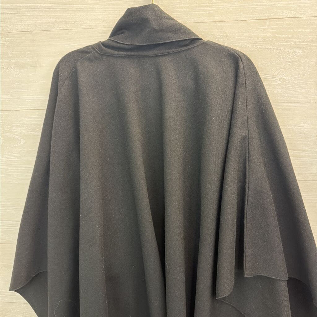 Vintage Betmar Black Shoulder Cape Jacket One Size
