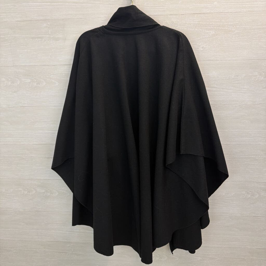 Vintage Betmar Black Shoulder Cape Jacket One Size