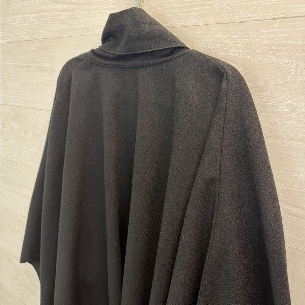 Vintage Betmar Black Shoulder Cape Jacket One Size