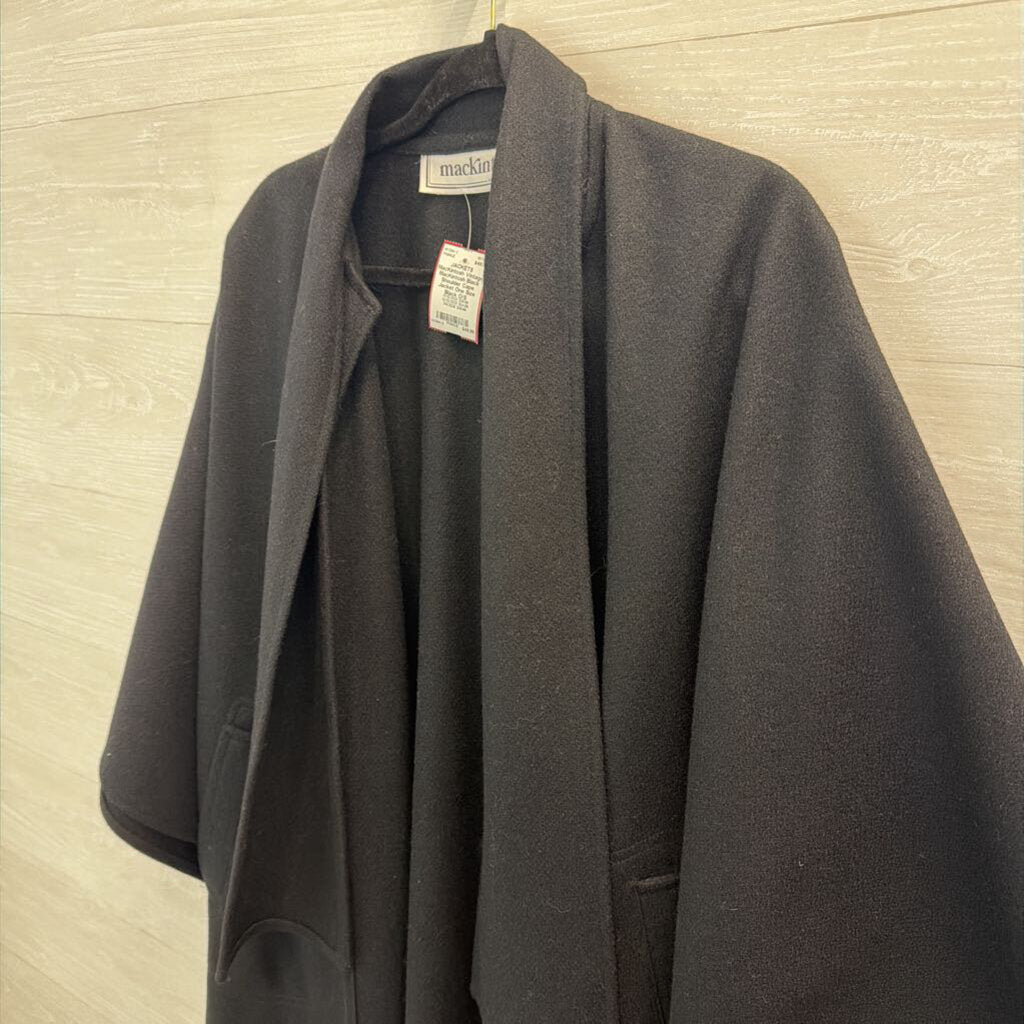 Vintage MacKintosh Black Shoulder Cape Jacket One Size