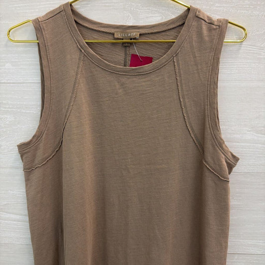 Lilla P Grey Sleeveless Shift Dres Large