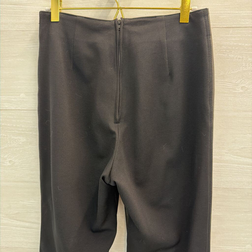 Isabel Black Faux Leather Skinny Leg Pants 4