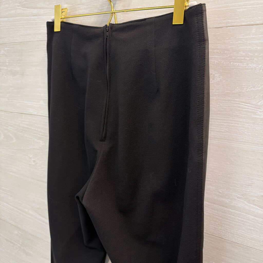 Isabel Black Faux Leather Skinny Leg Pants 4