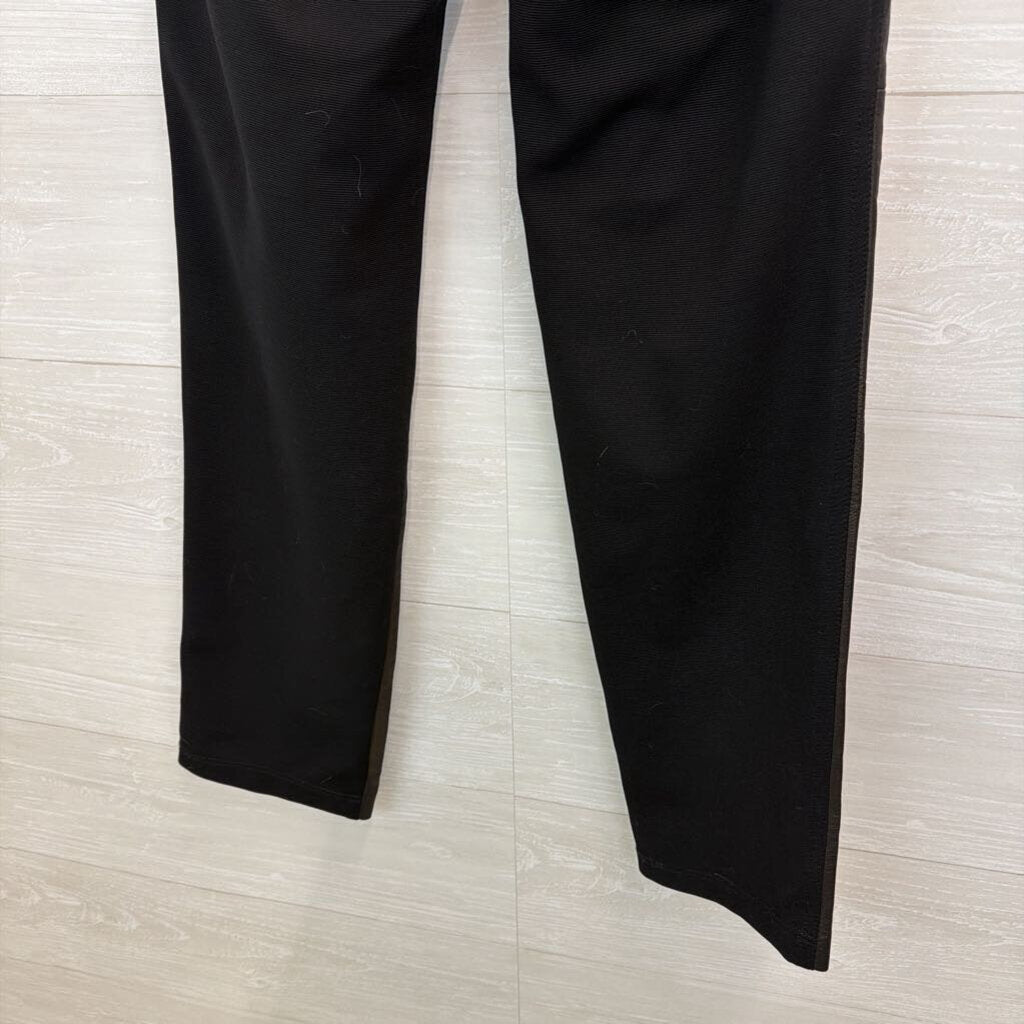 Isabel Black Faux Leather Skinny Leg Pants 4