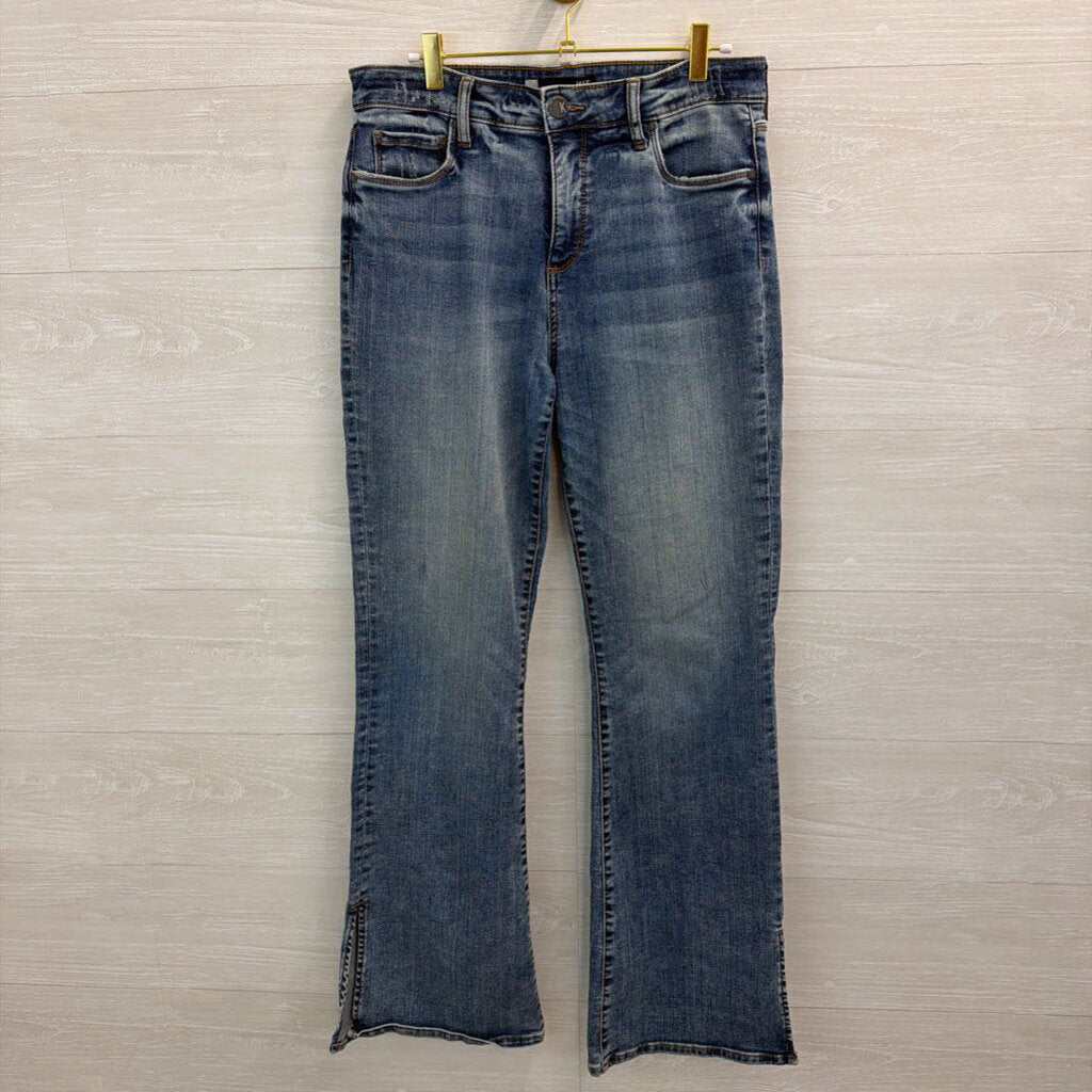 Kut Medium Wash Ana High Rise Fab Ab Flare Jeans 8