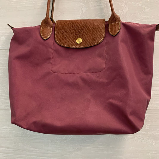 Longchamp Purple Le Pliage Original Tote Purse