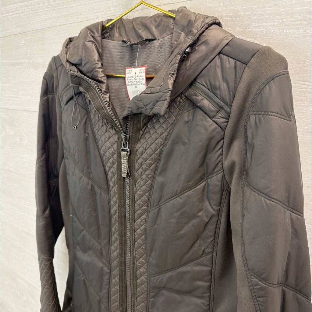 Athleta Grey Rock Ridge Prima Loft Jacket Medium