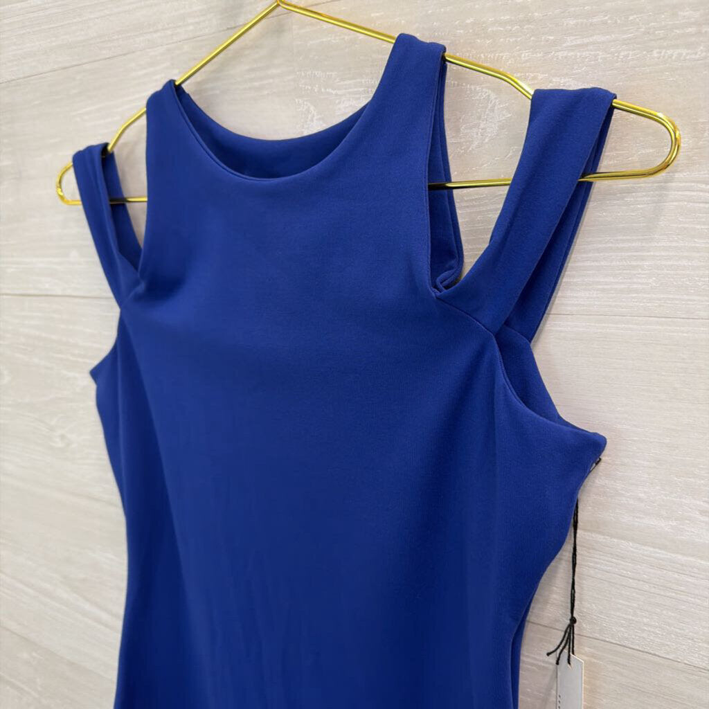 Susana Monaco Royal Blue Fitted Tank Dress Small