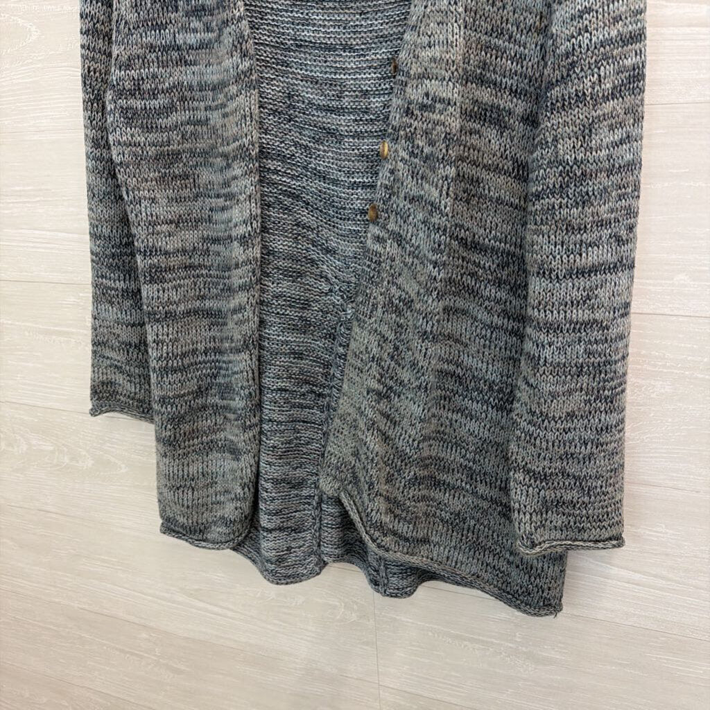 Wind River Blue Knit Cardigan Sweater Large