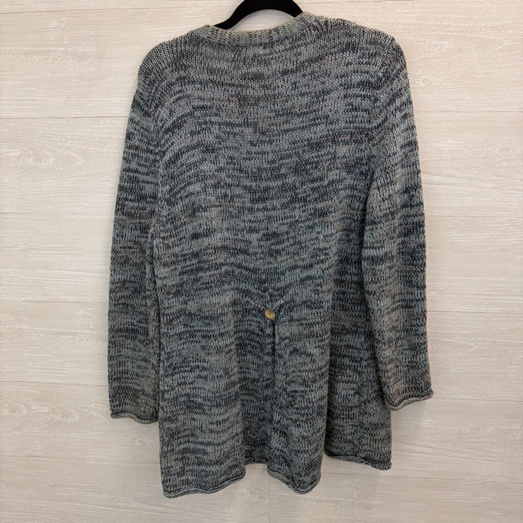 Wind River Blue Knit Cardigan Sweater Large
