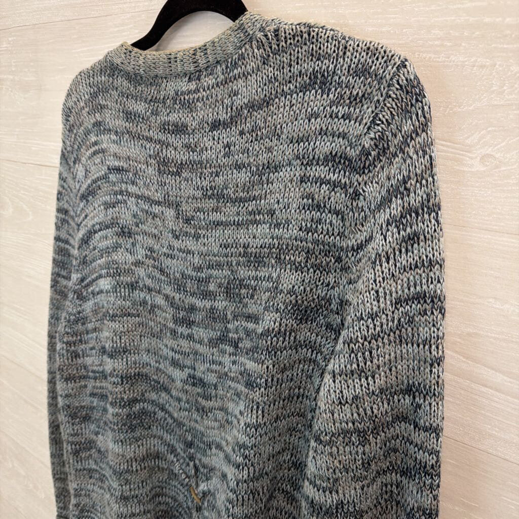 Wind River Blue Knit Cardigan Sweater Large