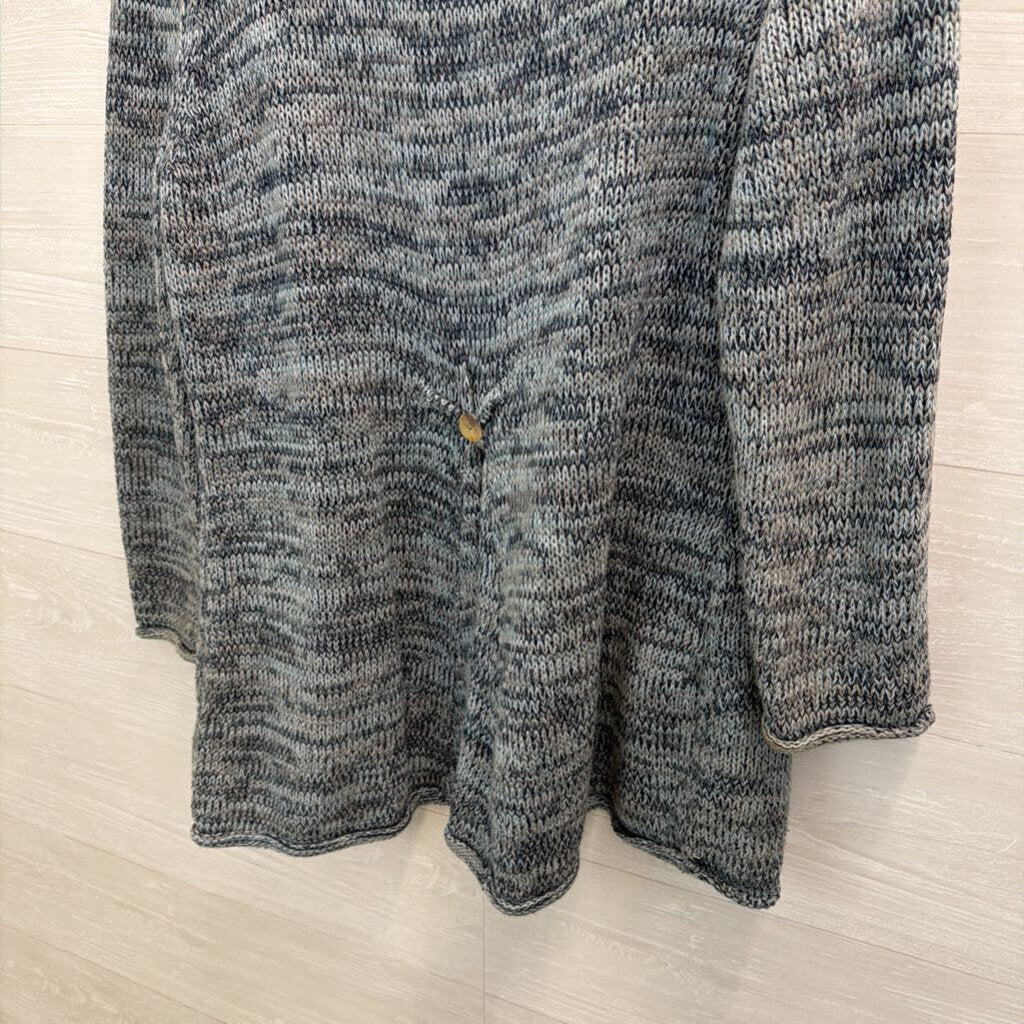 Wind River Blue Knit Cardigan Sweater Large