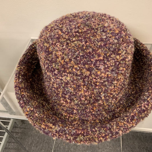 Liz Claiborne Purple/ Multi Knit Sweater Hat