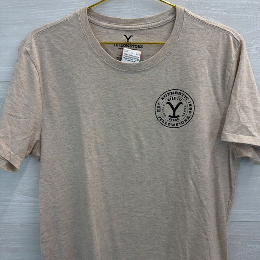 Yellowstone Beige Graphic Tee Large