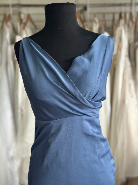 Keepsake Dusty Blue Evening Dress XS