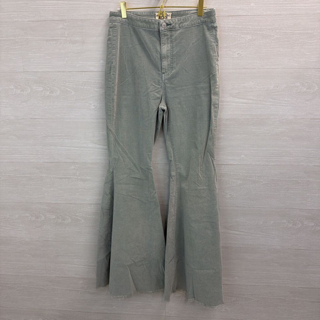 We the Free Blue Flare Corduroy Pants 29