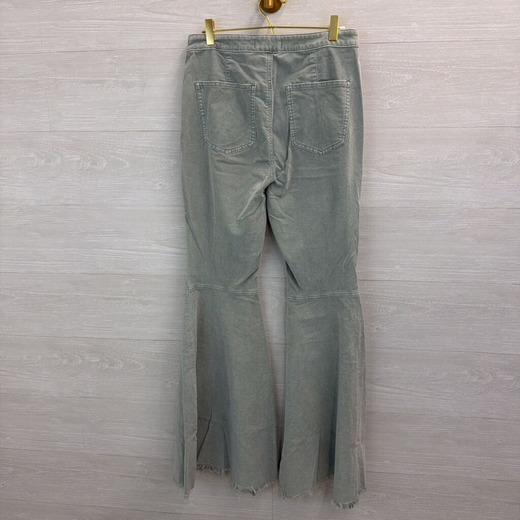 We the Free Blue Flare Corduroy Pants 29