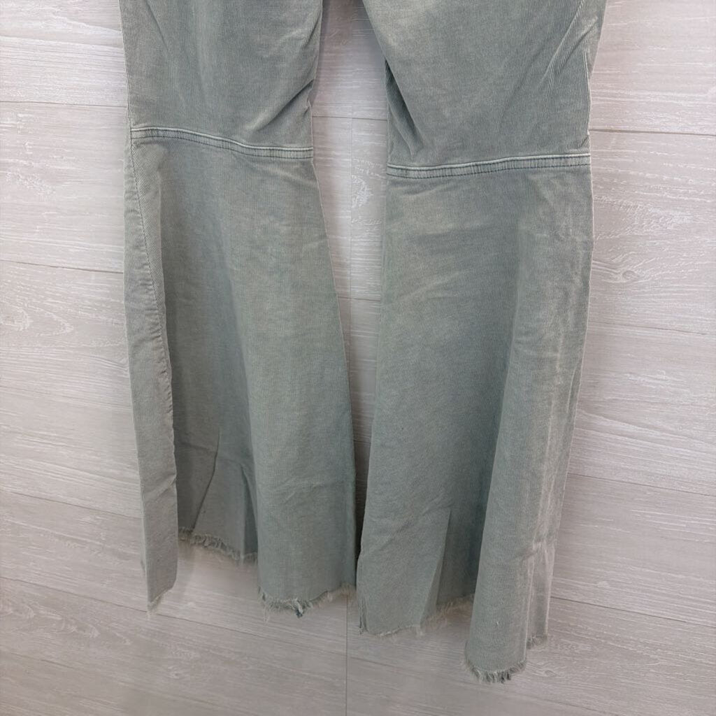 We the Free Blue Flare Corduroy Pants 29