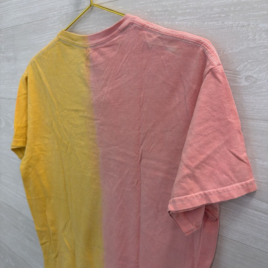 Def Leppard Pink/Yellow Graphic Tee S/M