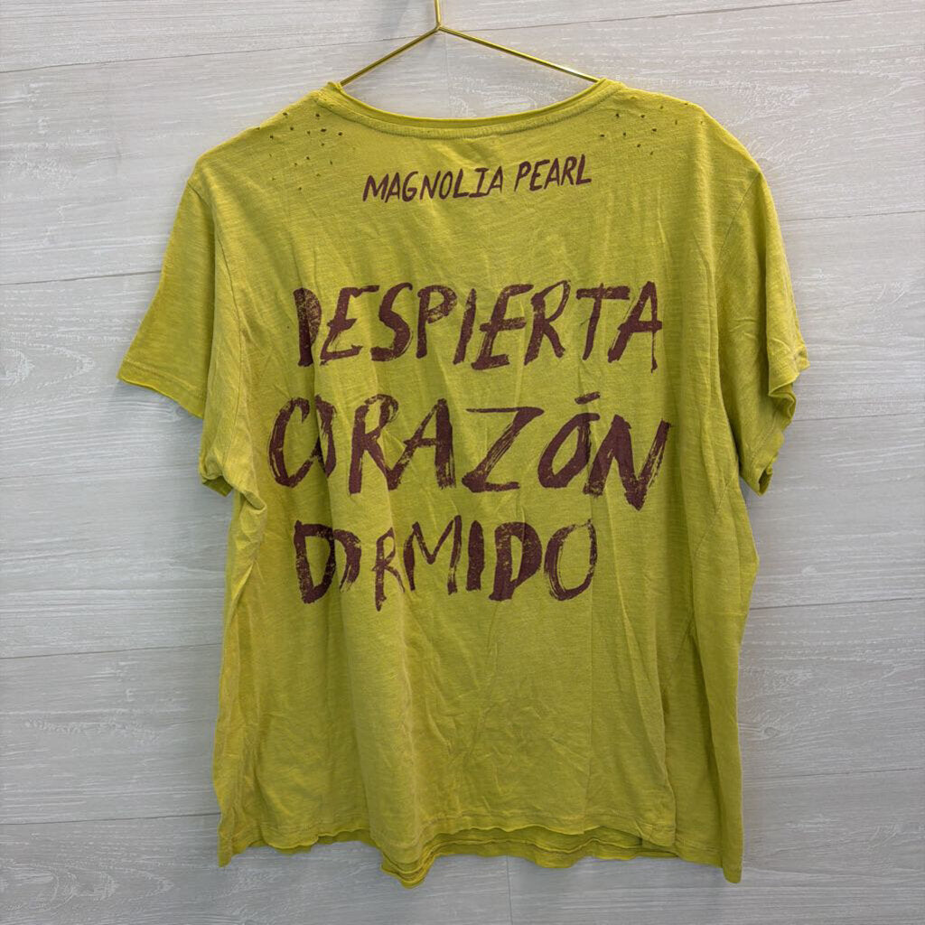 Magnolia Pearl Corazon Tee Horchata One Size