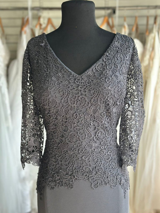 Jade by Jasmine Lace Top Long Formal Dress 14