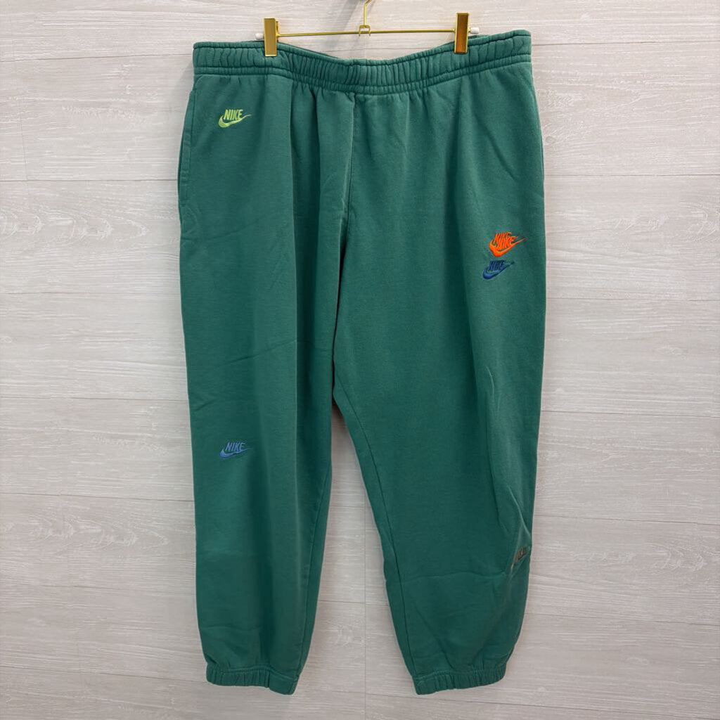 Nike Green Pull On Jogger Sweatpants 3XL
