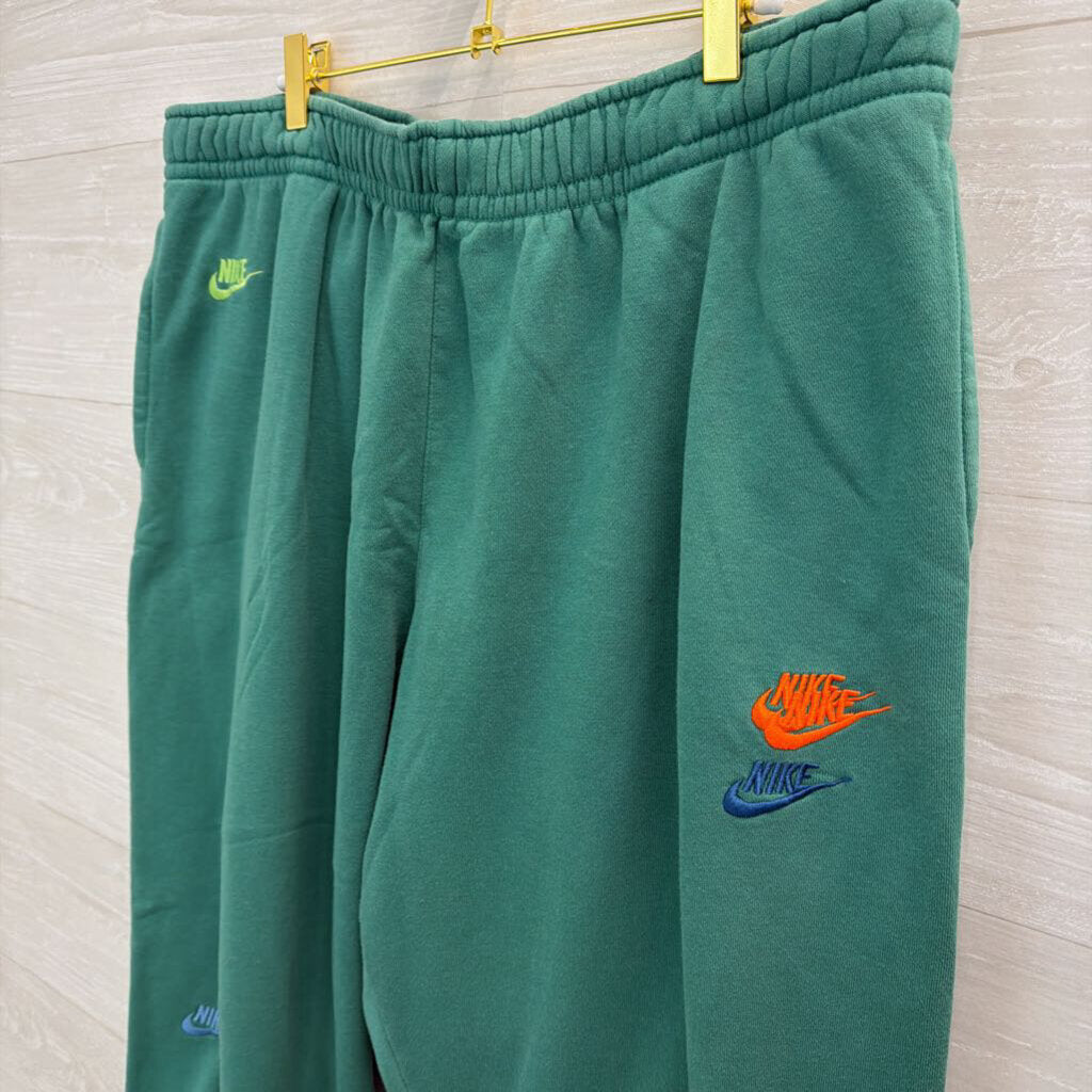 Nike Green Pull On Jogger Sweatpants 3XL