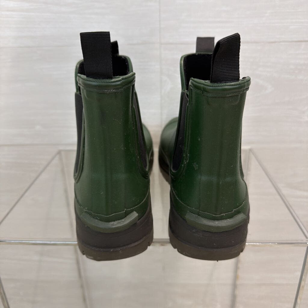 Barbour Green Wilton Wellingtons Boots 8 MENS