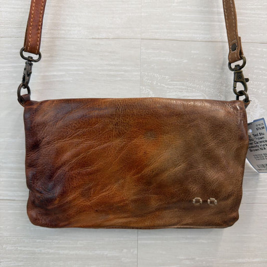 Bed Stu Brown Leather Cadence Crossbody Purse