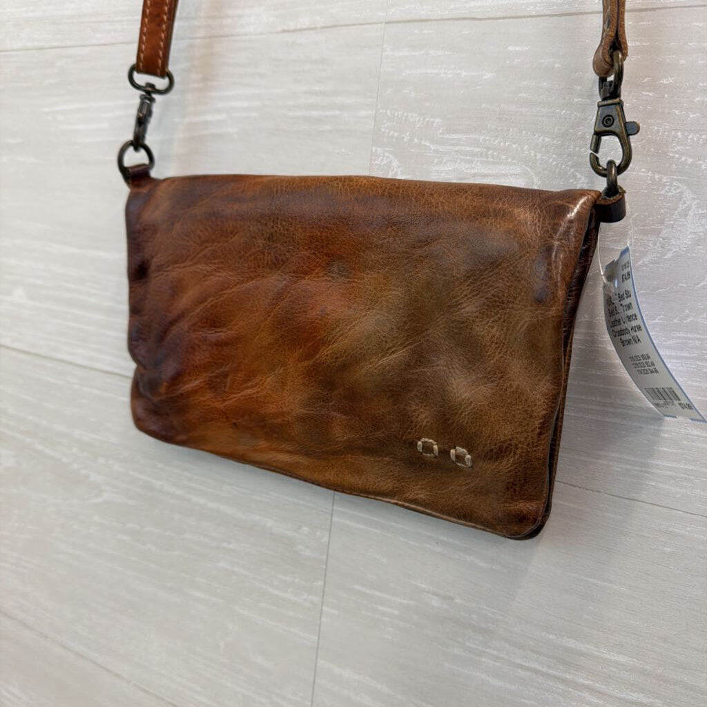 Bed Stu Brown Leather Cadence Crossbody Purse
