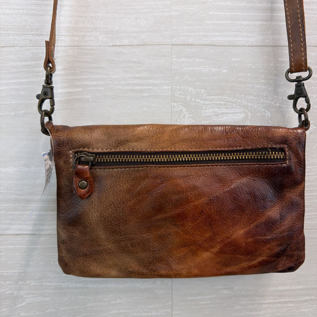 Bed Stu Brown Leather Cadence Crossbody Purse