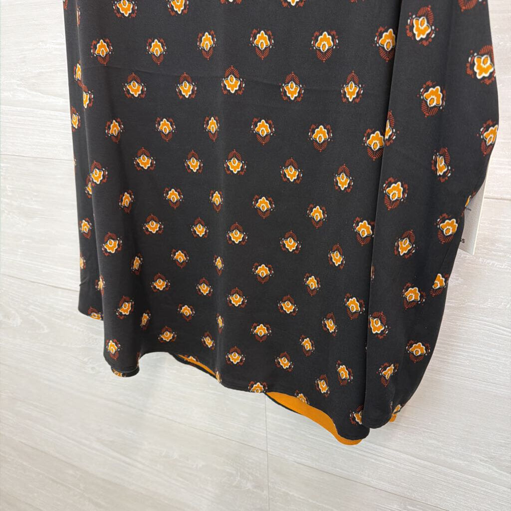 Express Black/Mustard Reversible Print Tank XL