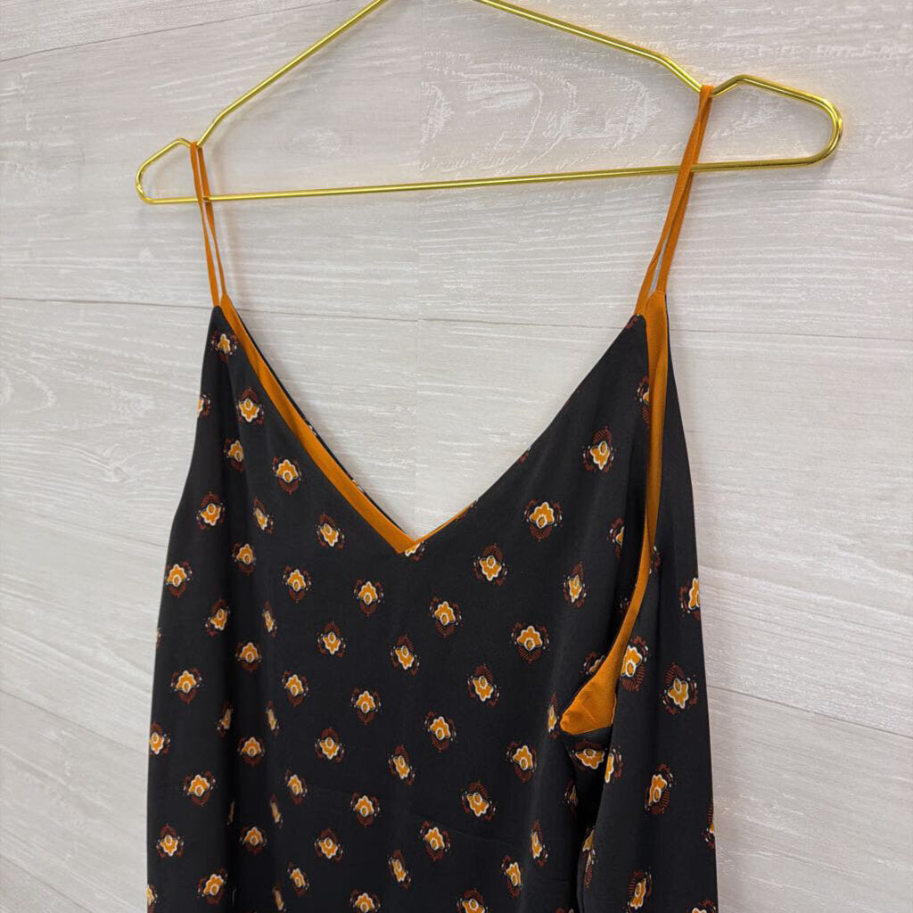 Express Black/Mustard Reversible Print Tank XL