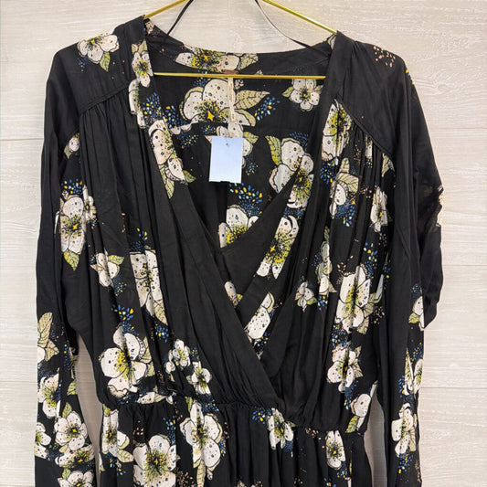 Free People Tuscan Dreams Floral Printed Tunic M