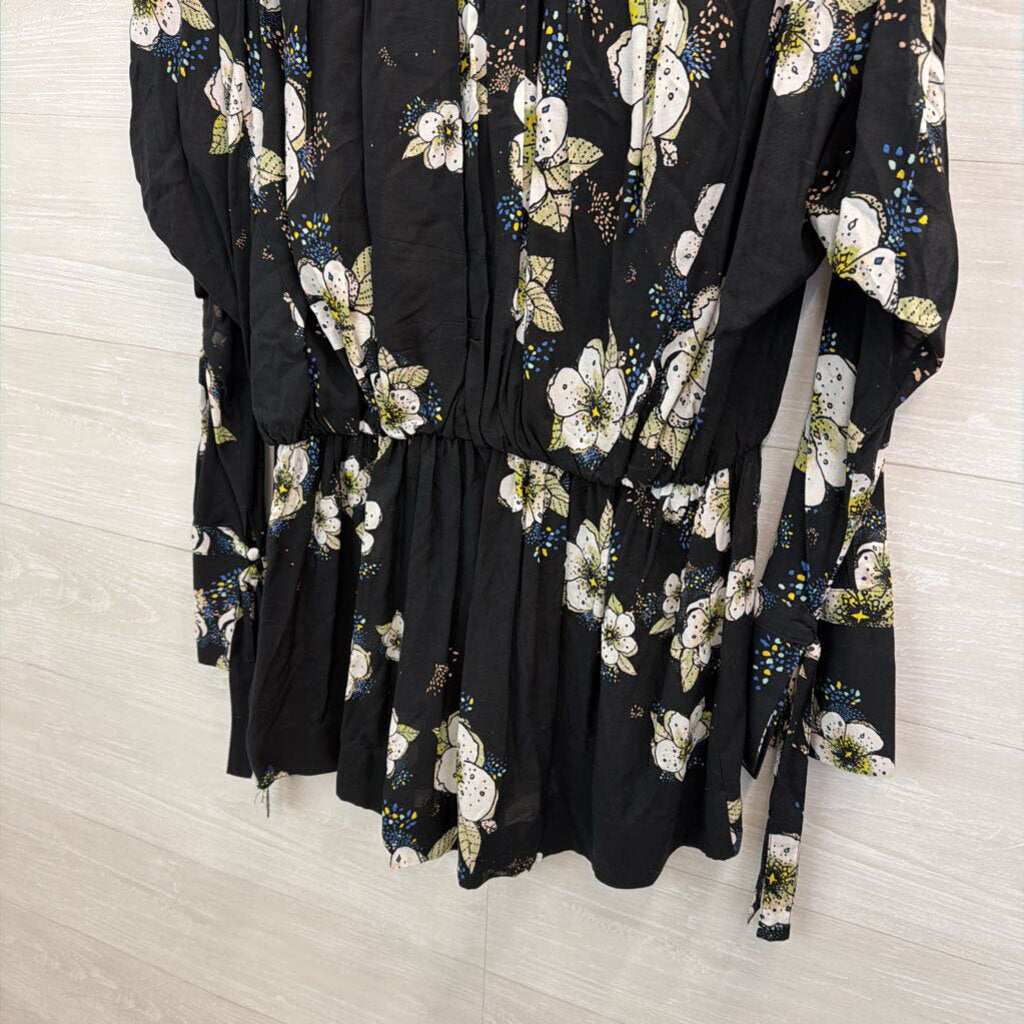 Free People Tuscan Dreams Floral Printed Tunic M