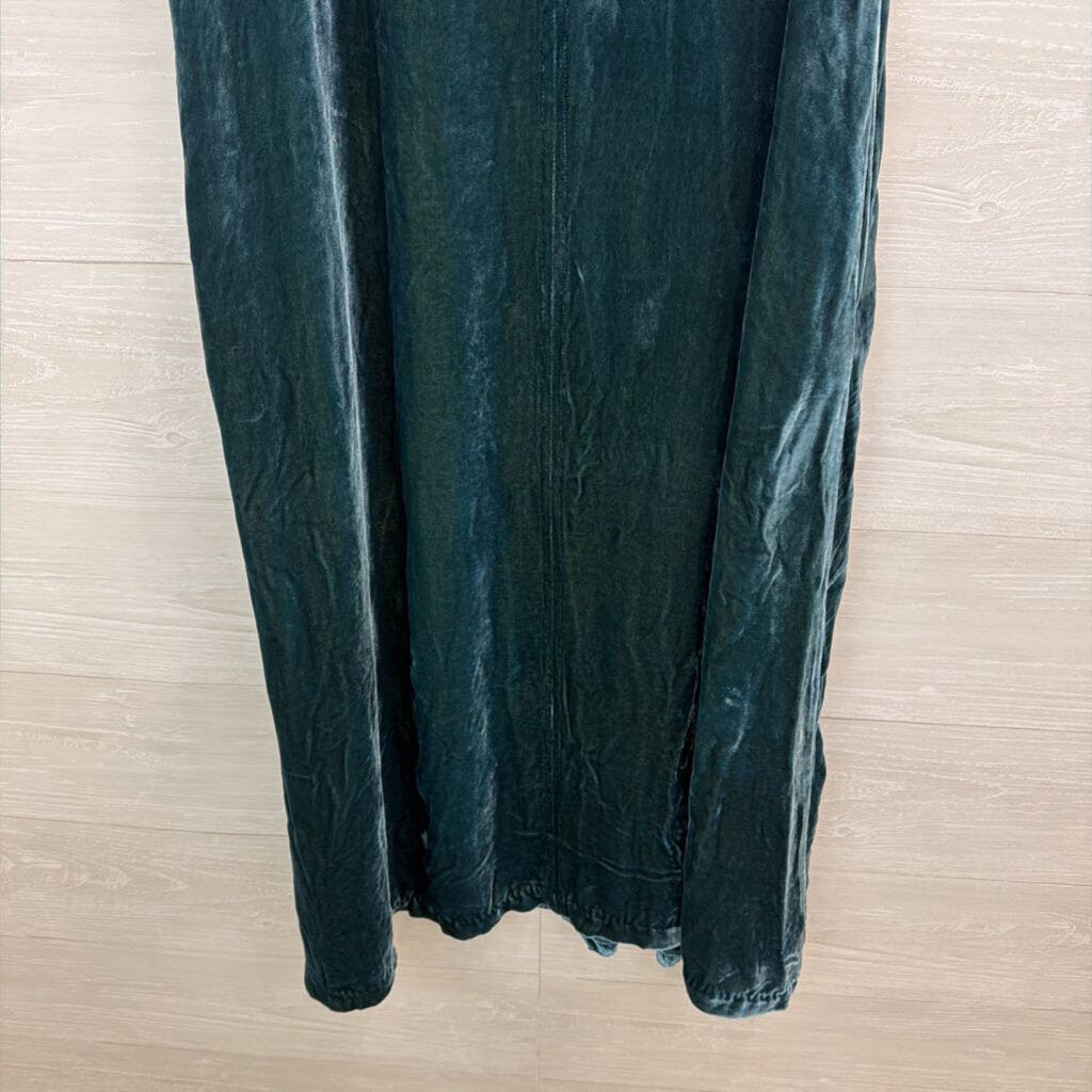 Johnny Was Talithia Velvet Pea V-neck Dress M