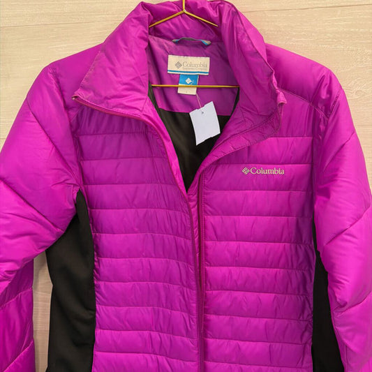 Columbia Powder Pillow Jacket Pink/Black Large