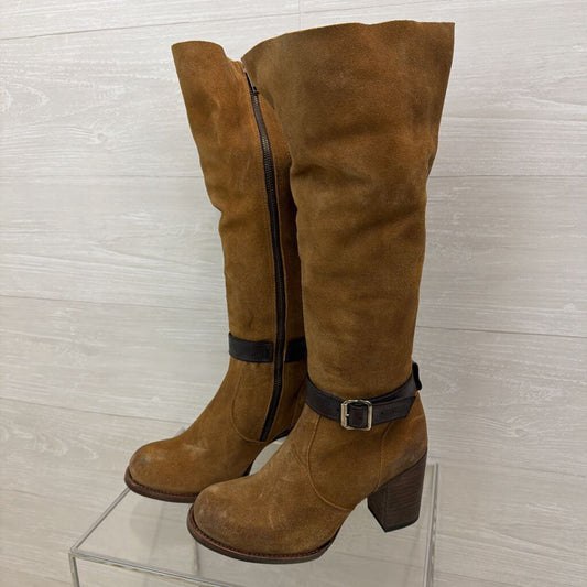Freebird Brown Suede Leather Knee Holland Boots 9