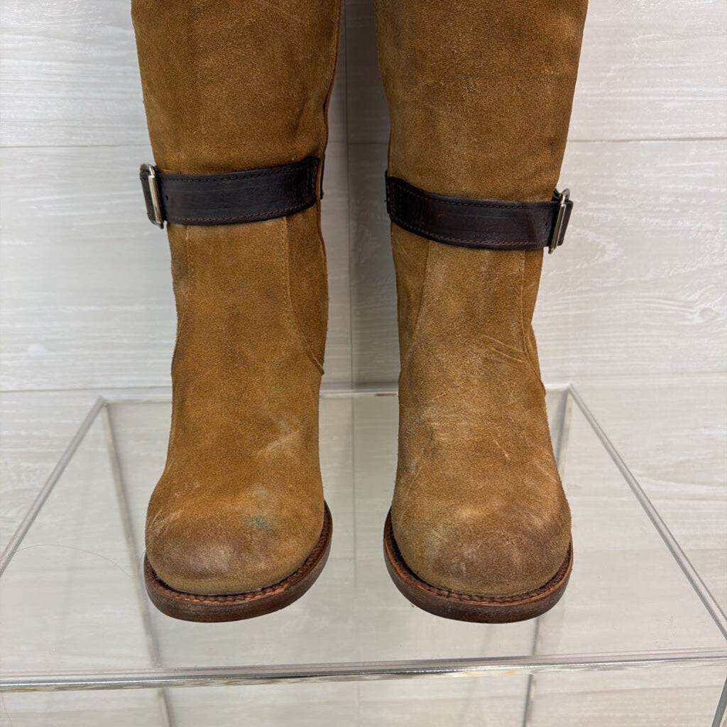 Freebird Brown Suede Leather Knee Holland Boots 9