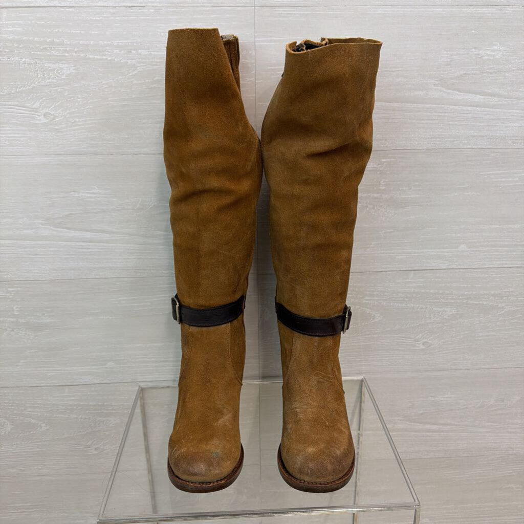 Freebird Brown Suede Leather Knee Holland Boots 9