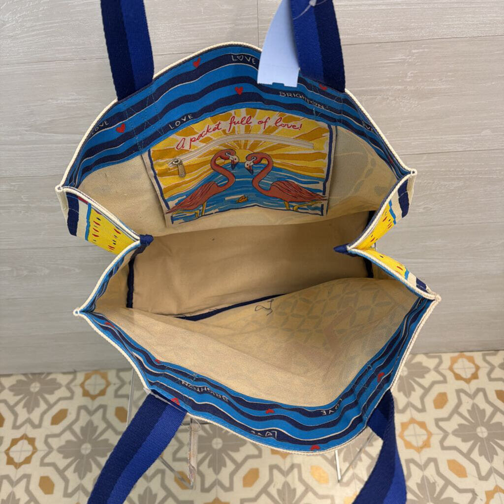 Brighton Cream/ Multi Cherished Love Tote Bag