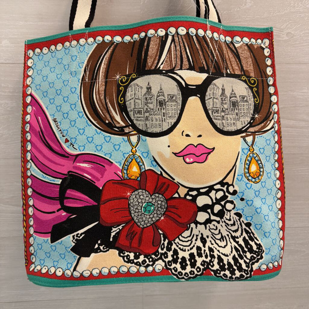 Brighton Cream/ Multi Sparkle and Shine Tote Bag