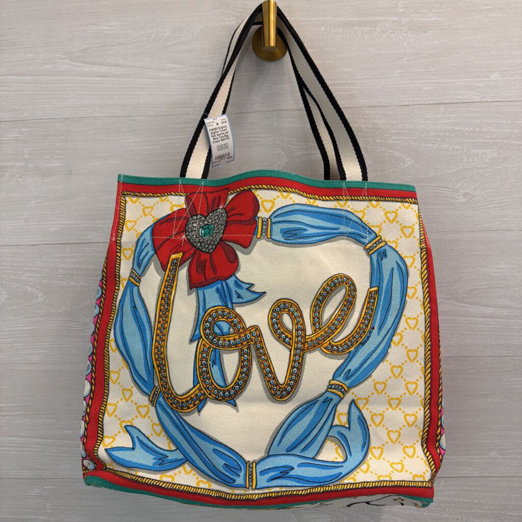 Brighton Cream/ Multi Sparkle and Shine Tote Bag