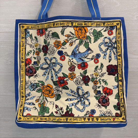 Brighton Cream/ Multi Tied With Love Tote Bag