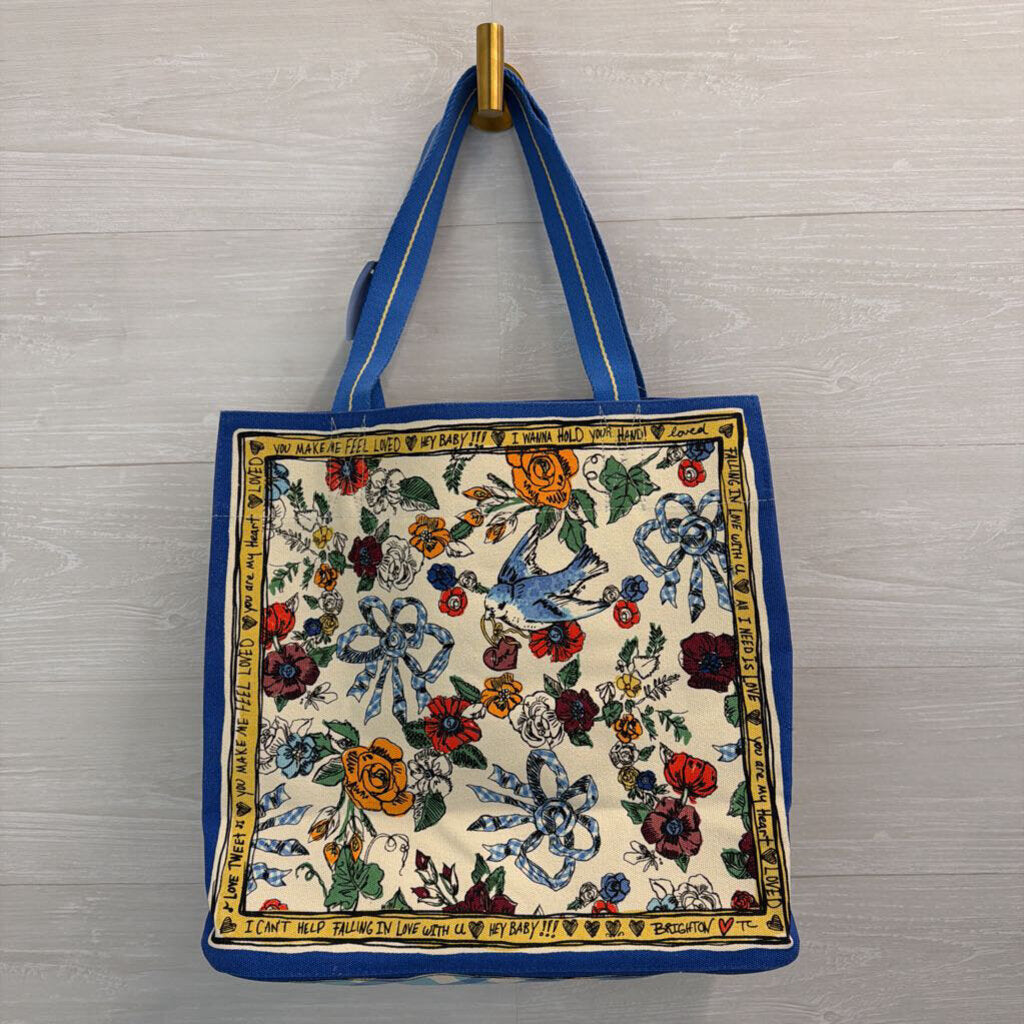 Brighton Cream/ Multi Tied With Love Tote Bag