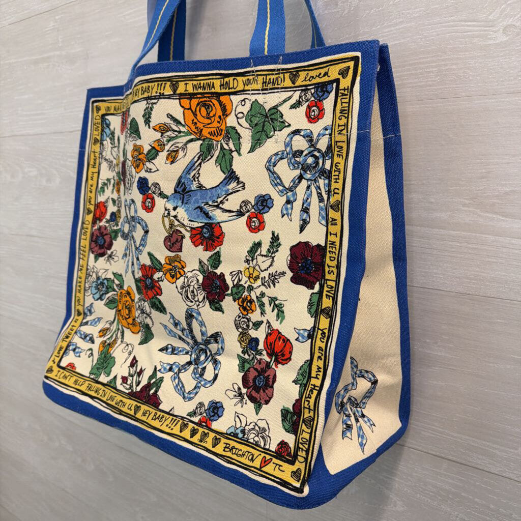 Brighton Cream/ Multi Tied With Love Tote Bag