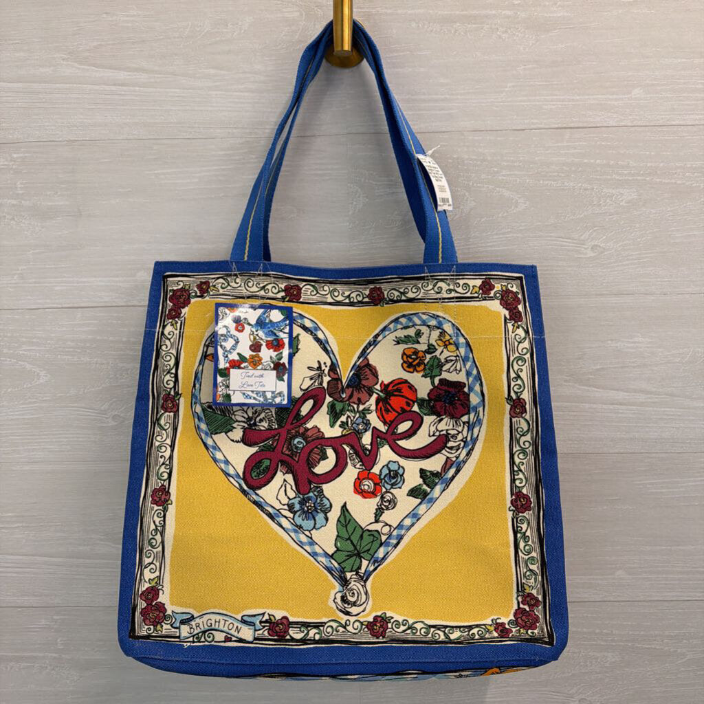 Brighton Cream/ Multi Tied With Love Tote Bag